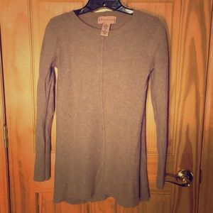 Long sleeve long sweater